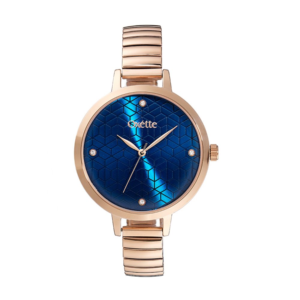 Oxette Voyage Watch Rose Gold / Blue