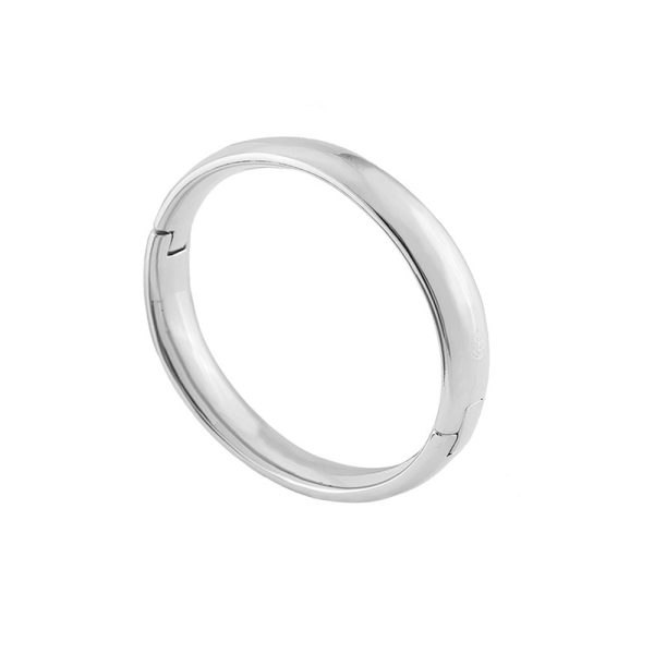 Βραχιόλι Fashion Links μεταλλικό ασημί σταθερό