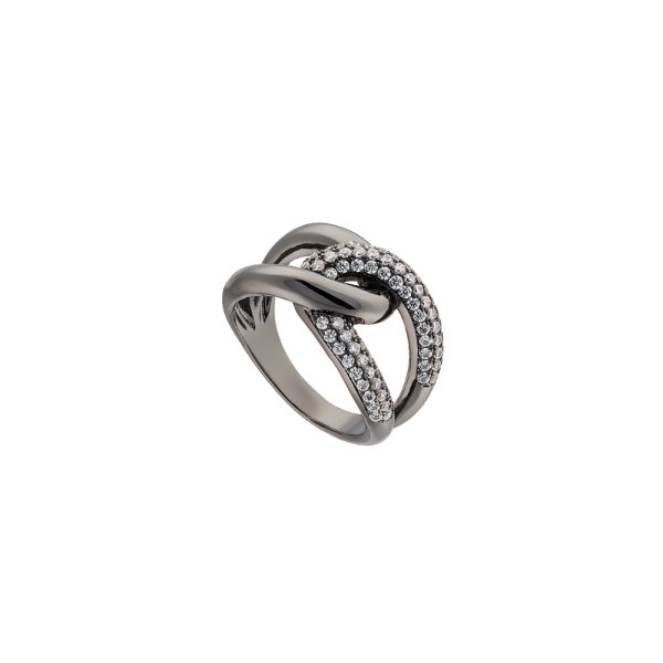 04X15-00157 Oxette Ring Heavy Metal