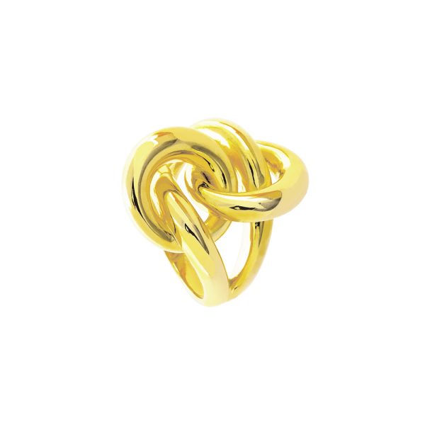 Heavy Metal Ring metallic gold plated
