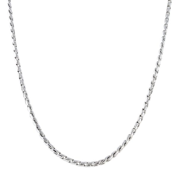 Natrix steel chain unisex necklace