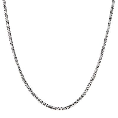 Unisex online silver chain