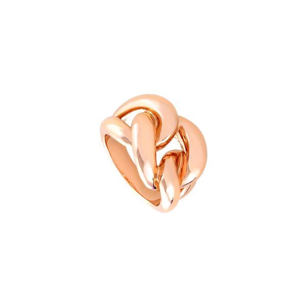 Heavy Metal ring metallic rose gold