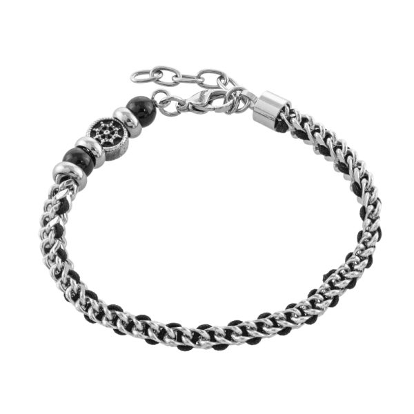 Natrix bracelet steel two-tone chain unisex 18 cm