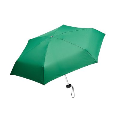 Ομπρέλα βροχής σπαστή πράσινη με θήκη