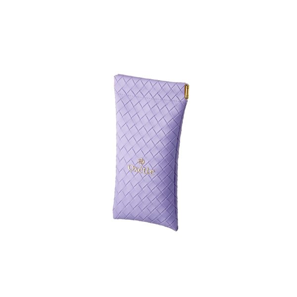 Lilac Multi-Purpose Case with gold logo 9 x 18 cm