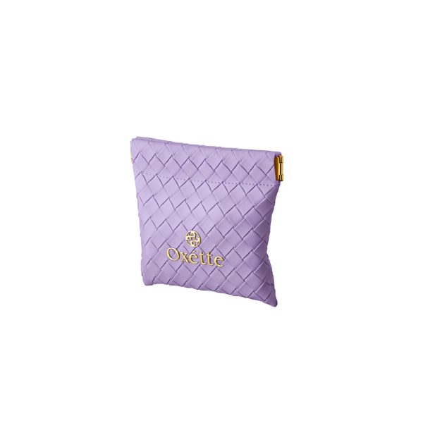 Lilac Multi-Purpose Case with gold logo 10 cm