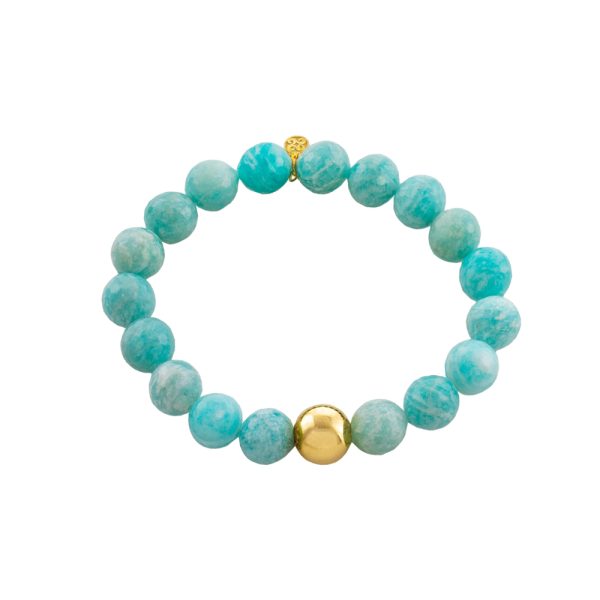 Holiday bracelet silver plated with turquoise stones and ball